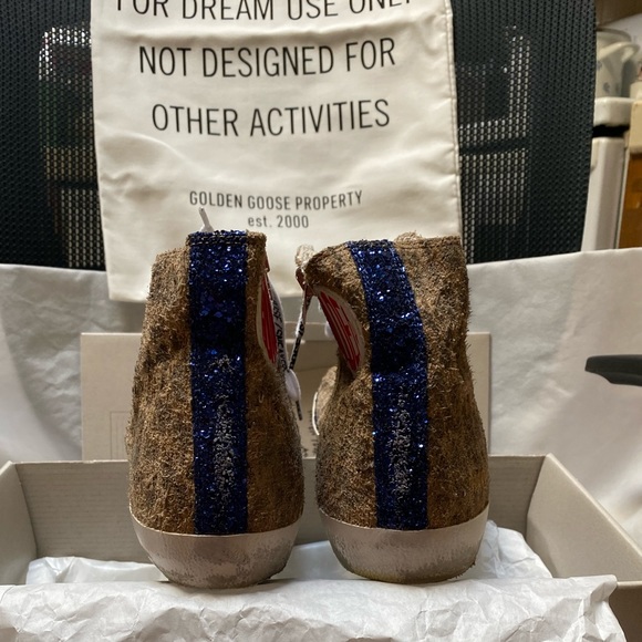 NIB Golden Goose Francy Leopard Suede Sneaker, 40 - Picture 9 of 15